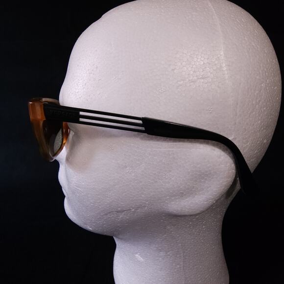 Gianni Versace 1996 Sunglasses Tortoise Unisex Black Metal MOD 452/A Vintage main image 3